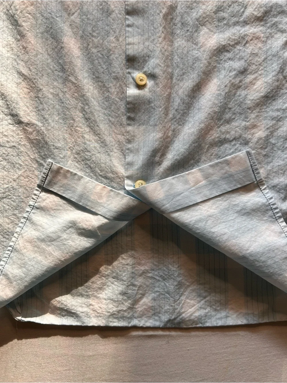 Banana Republic Grant Fit Blue Supima Cotton Dress Shirt